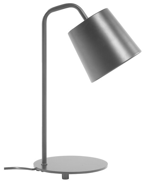 Bordslampa Svart Metall Rund Retro Beliani