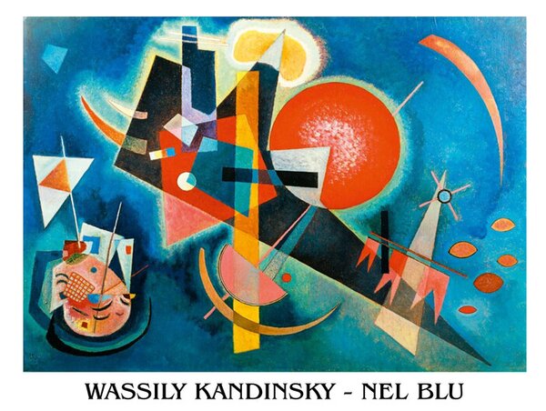 Konsttryck Kandinsky - Nel Blu, Wassily Kandinsky