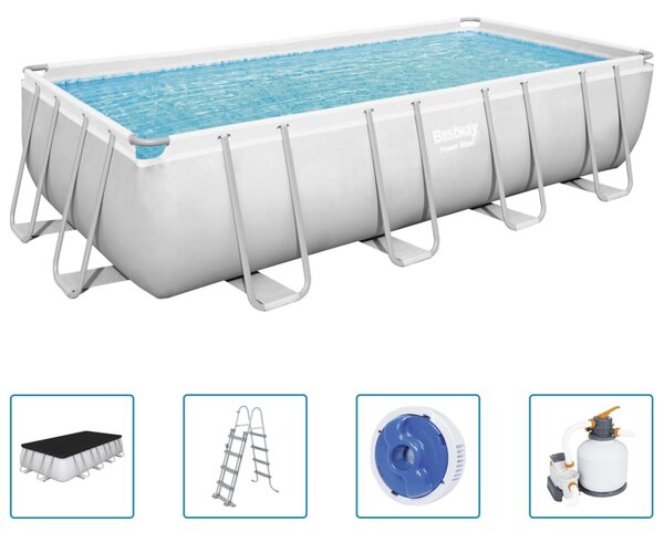 Bestway Pool Power Steel rektangulär 549x274x122 cm