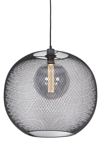 Modern hängande lampa svart - Mesh Ball