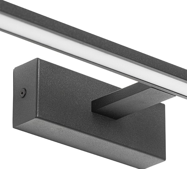 Modern vägglampa svart 62 cm inkl LED IP44 - Jerre