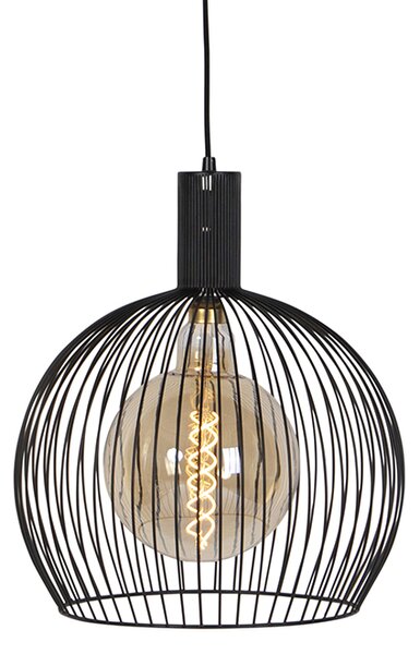 Design hängande lampa svart 40 cm - Wire Dos