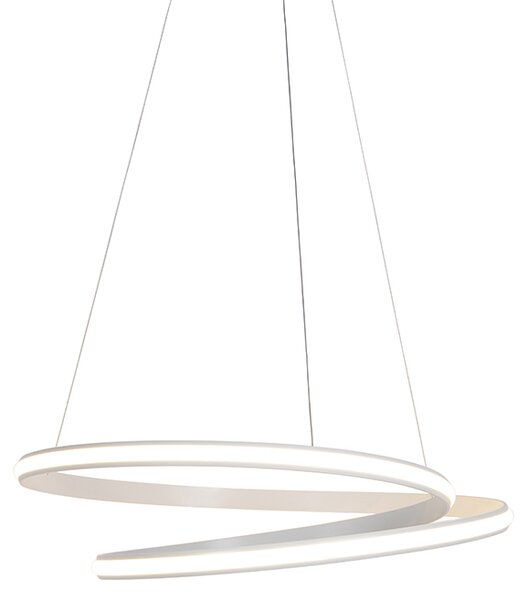 Modern hänglampa vit 74 cm inkl LED dimbar - Rowan