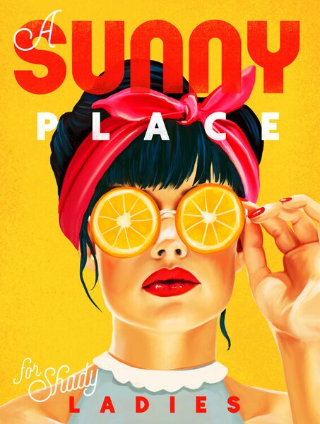 Illustration A Sunny Place For Shady Ladies, The Whiskey Ginger