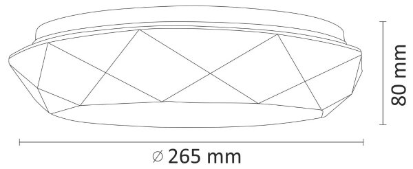 LED Badrumsbelysning tak SELINA LED/12W/230V