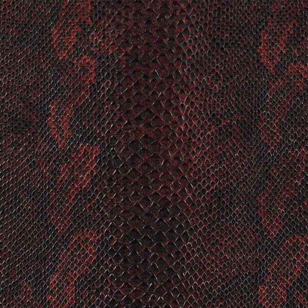 Skind og læder folie-Boa - Rødbrun-2 meter rulle-45 cm