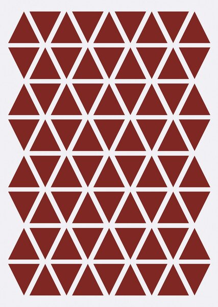 Mini Triangles - Red