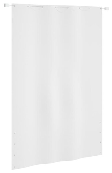 Balkongskärm vit 160x240 cm oxfordtyg