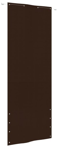 Balkongskärm brun 80x240 cm oxfordtyg