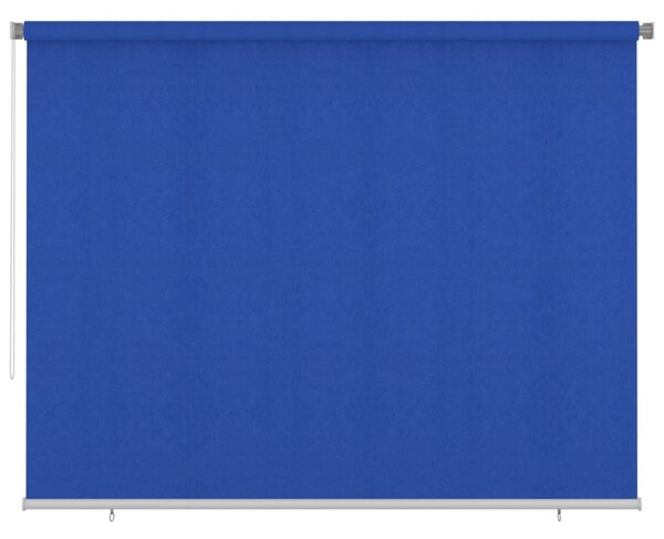 Rullgardin utomhus 300x230 cm blå HDPE