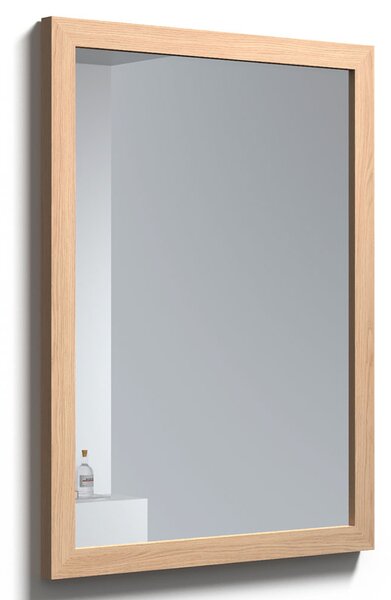 Spegel Craftwood Naturligt Trä Bleached Oak Matt 60x80 cm