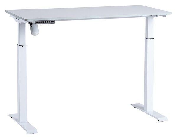 Höj- & sänkbart skrivbord, EasyDesk Elite, 120x60 cm, appstyrd justering, Pure White