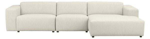 WILLARD soffa 4-sits-schäslong höger vit
