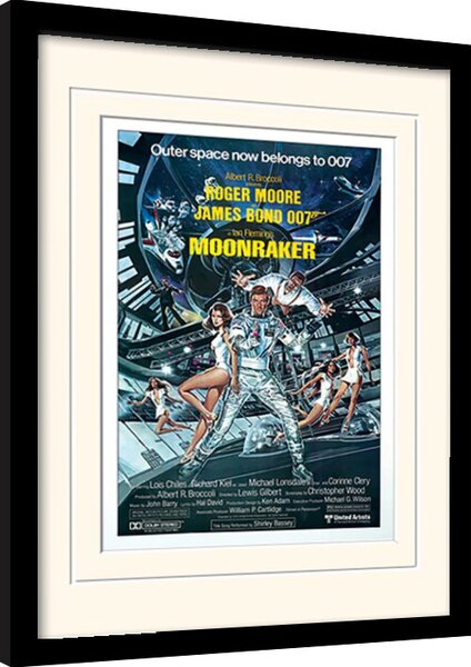 Inramad poster James Bond - Moonmaker