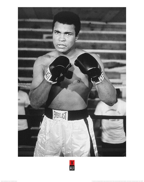 Konsttryck Muhammad Ali - Pose