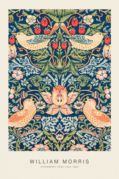 Bildreproduktion Strawberry Thief (Special Edition Classic Vintage Pattern) - William Morris