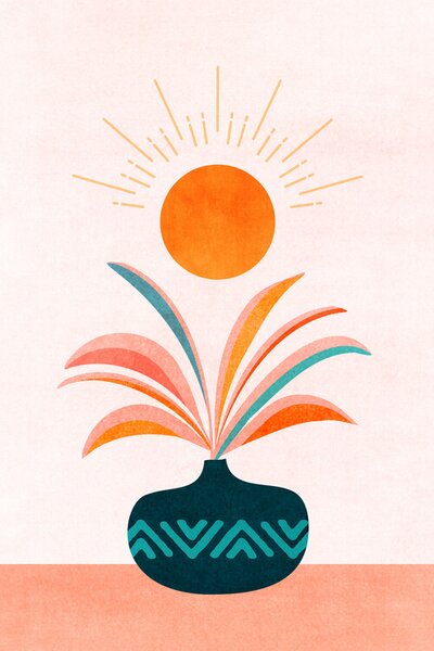 Illustration Sun Worship, Kristian Gallagher