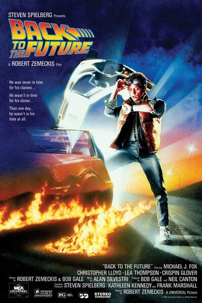 Poster, Affisch Back To The Future, (61 x 91.5 cm)