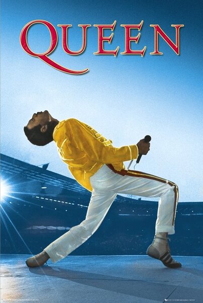 Poster, Affisch Queen - Live At Wembley, (61 x 91.5 cm)