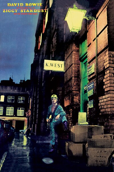Poster, Affisch David Bowie - ziggy stardust