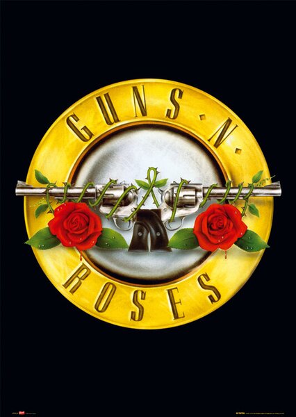 Poster, Affisch Guns'n'Roses - logo