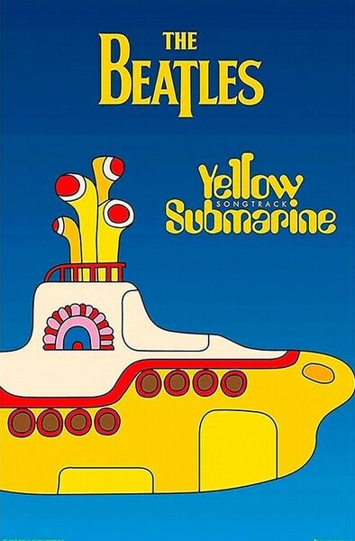 Poster, Affisch Beatles - yellow submarine