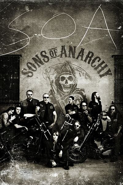 Poster, Affisch Sons of Anarchy - Vintage, (61 x 91.5 cm)