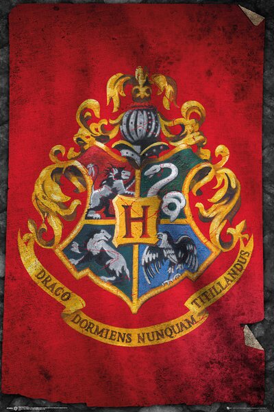 Poster, Affisch Harry Potter - Hogwarts Crest