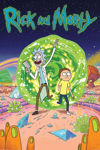 Poster, Affisch Rick & Morty - Portal