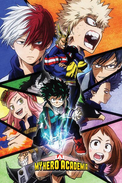 Poster, Affisch My Hero Academia - Characters Mosaic