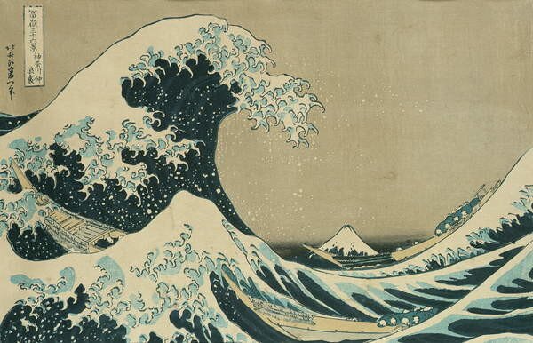 Bildreproduktion Kacušika Hokusai - Under vågen utanför Kanagawa, Katsushika Hokusai