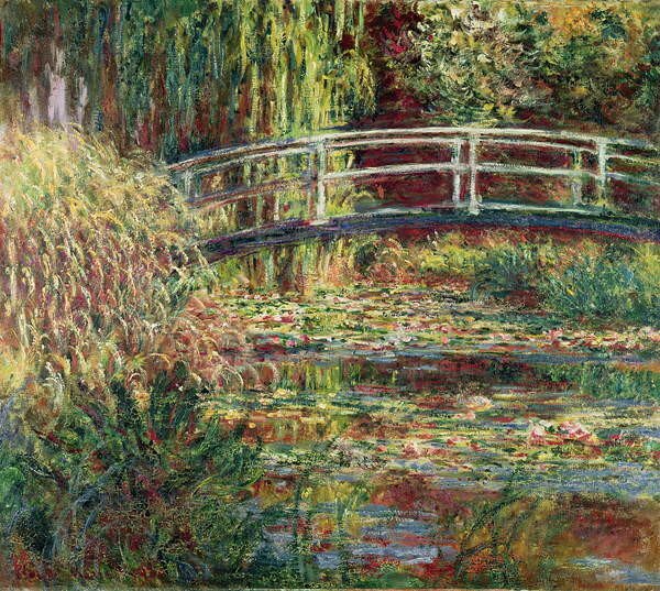 Claude Monet - Konsttryck Waterlily Pond: Pink Harmony, 1900, (40 x 35 cm)