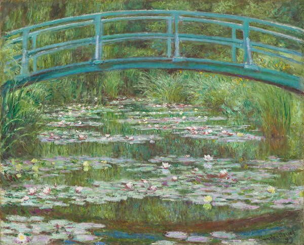 Claude Monet - Konsttryck The Japanese Footbridge, 1899, (40 x 30 cm)