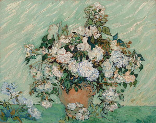 Vincent van Gogh - Konsttryck Roses, 1890, (40 x 30 cm)