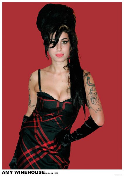 Poster, Affisch Amy Winehouse - Dublin 2007