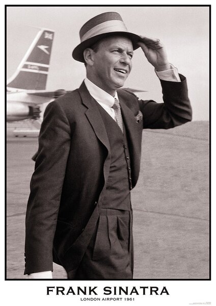 Poster, Affisch Frank Sinatra - London Airport 1961