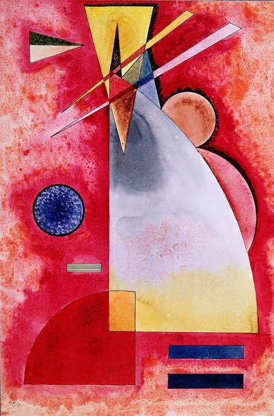 Wassily Kandinsky - Bildreproduktion Intermingling, 1928, (26.7 x 40 cm)