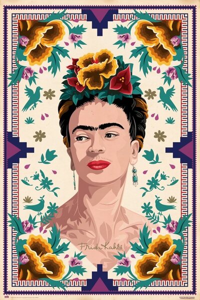 Poster, Affisch Frida Kahlo