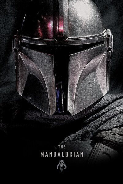 Poster, Affisch Star Wars: The Mandalorian - Dark, (61 x 91.5 cm)