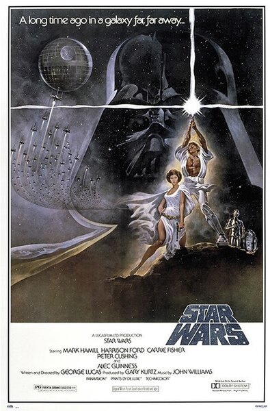 Poster, Affisch Star Wars - I galaxen, (61 x 91.5 cm)