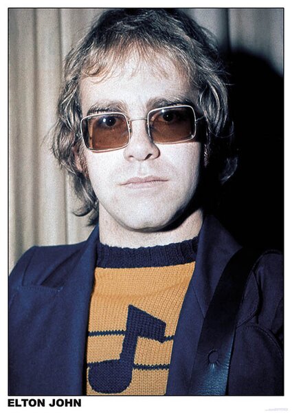 Poster, Affisch Elton John - London, (59.4 x 84.1 cm)