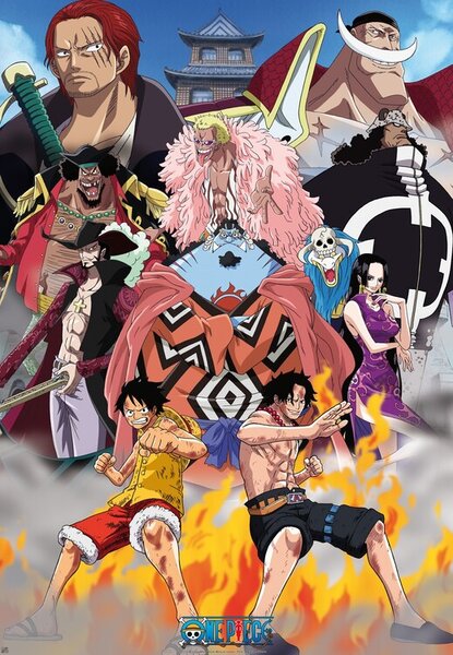 Poster, Affisch One Piece - Marine Ford