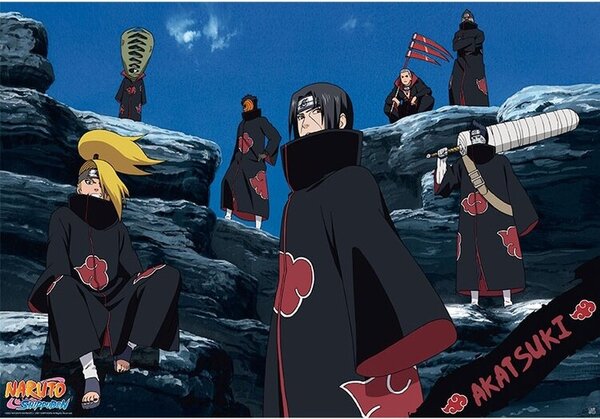 Poster, Affisch Naruto - Akatsuki