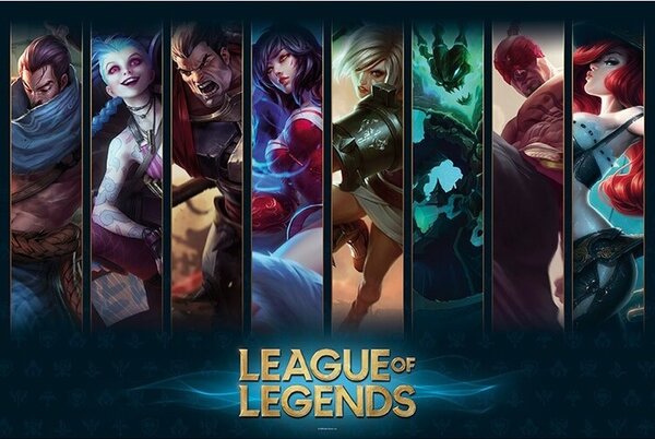 Poster, Affisch League of Legends - Champions