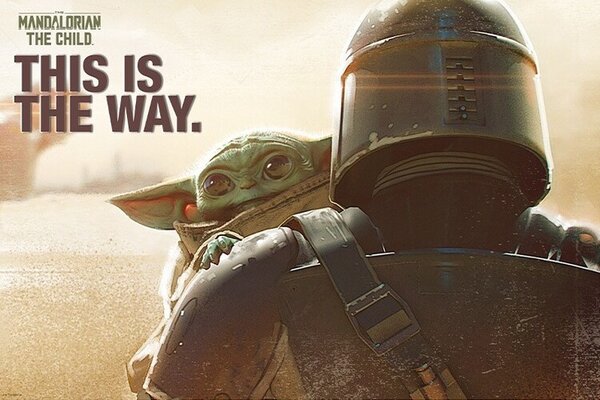 Poster, Affisch Star Wars: The Mandalorian - This Is The Way