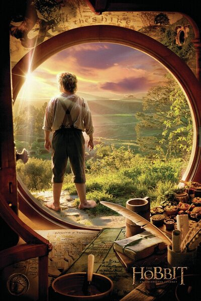 Konsttryck Hobbit - En oväntad resa, (26.7 x 40 cm)