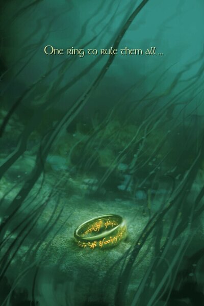 Poster, Affisch The Lord of the Rings - En ring att härska över dem alla