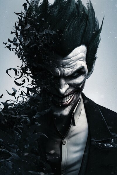 Konsttryck Batman Arkham - Joker, (26.7 x 40 cm)