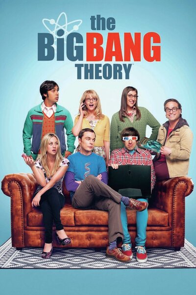 Konsttryck Big Bang Theory - Grupp