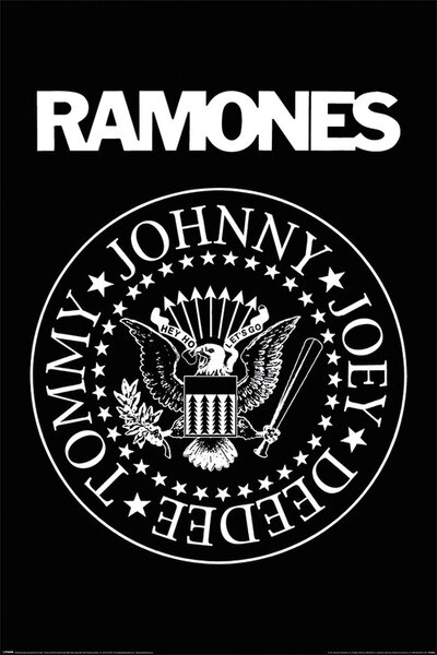 Poster, Affisch Ramones - Logo, (61 x 91.5 cm)